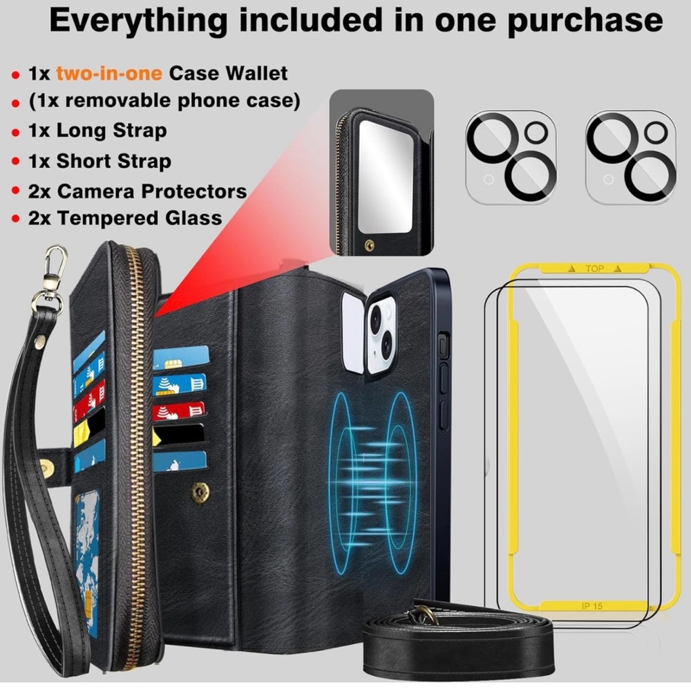 iPhone 15 case wallet and case - Picture 2 of 8